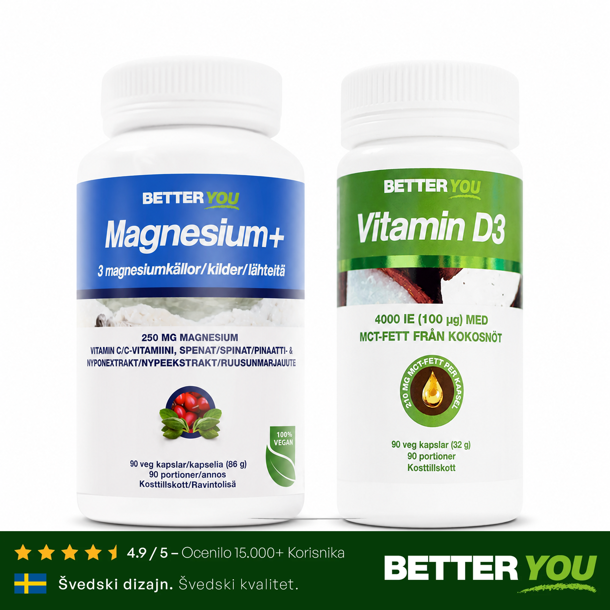 Anti-Stres Energija (Magnezijum+ + Vitamin D3)