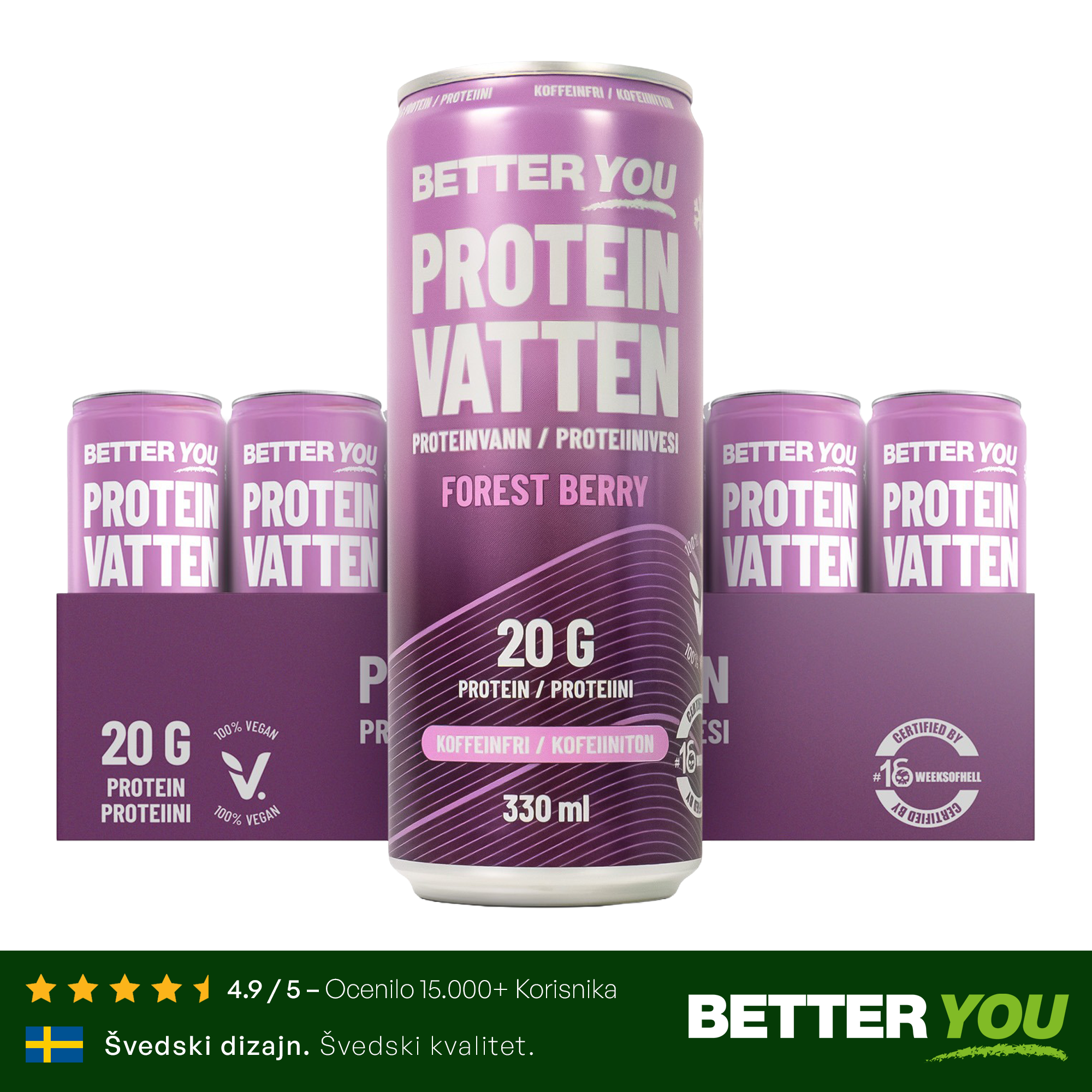 PROTEINSKA VODA – PAKET 24 x 330ml